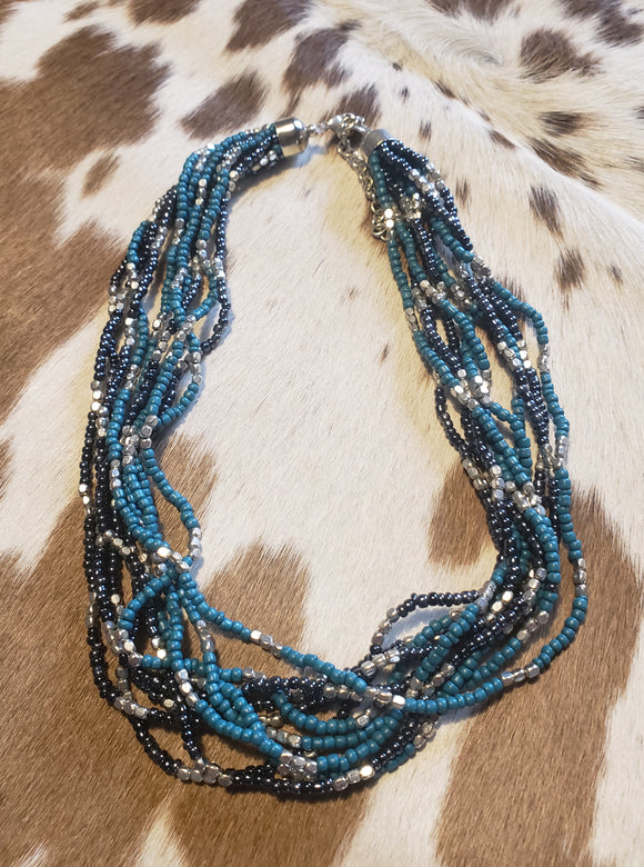 Multi Strand Southwest Bead Necklace