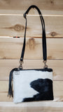 Cowhide Crossbody Clutch Purse #111