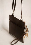 Cowhide Crossbody Clutch Purse #111