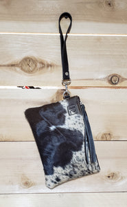 Cowhide Wristlet Clutch #41