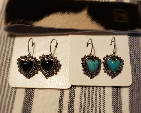 TC Turquoise Country Heart Set