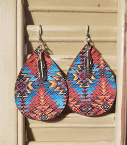 TC Serape Teardrop Earrings #1